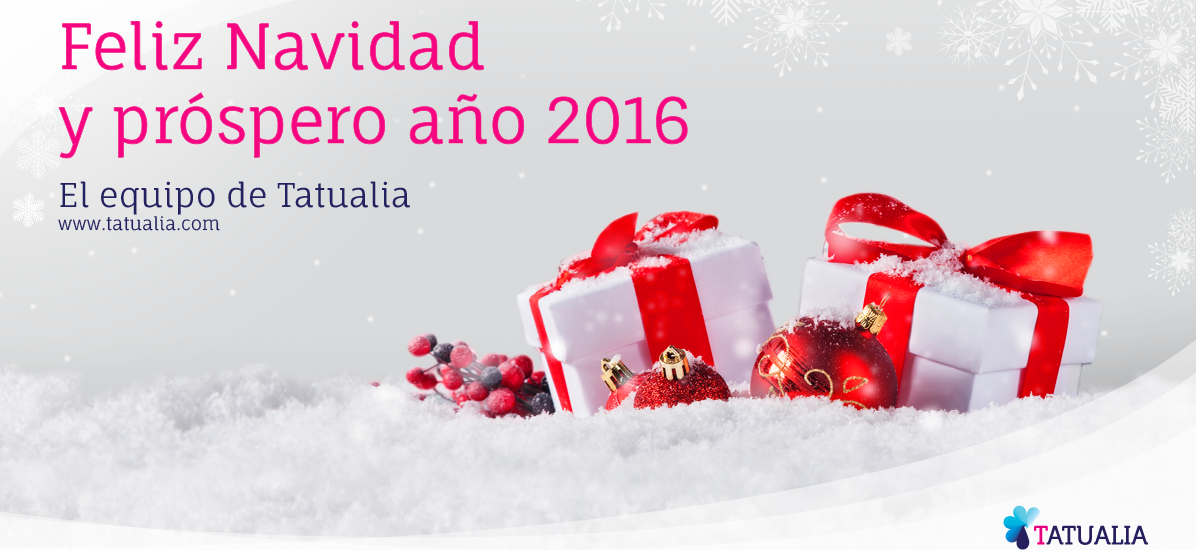 Feliz Navidad 2015 de parte de Tatualia.